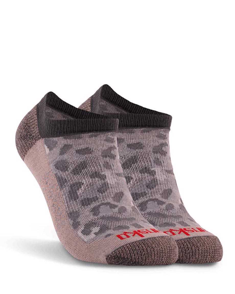 Dansko Cheetah Low Cut Women Socks White | CA 3848TCY