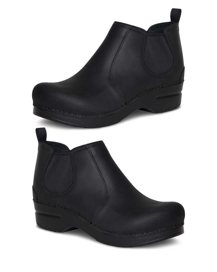 Dansko Frankie - Personalize Women Boots Black | CA 3550LIT