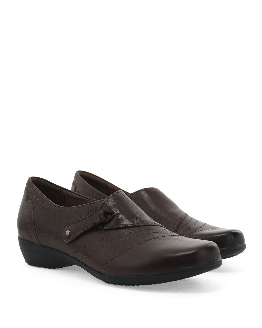 Dansko Franny Burnished Calf Women Mary Janes Coffee | CA 3675DFC