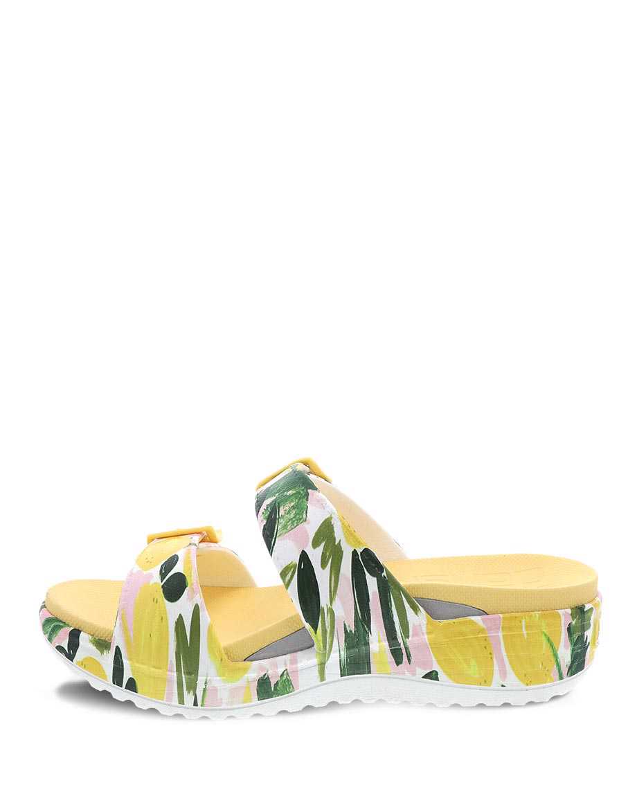 Dansko Kandi Molded Women Sandals Olive | CA 3726FDL