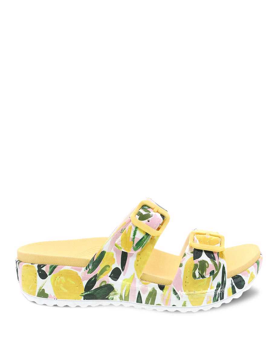 Dansko Kandi Molded Women Sandals Olive | CA 3726FDL
