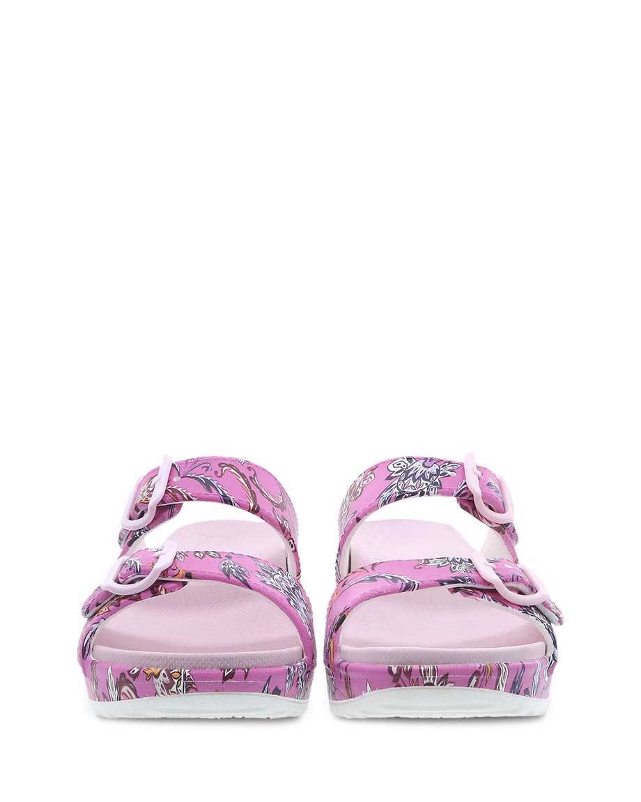 Dansko Kandi Paisley Molded Women Sandals Purple | CA 3730PJV