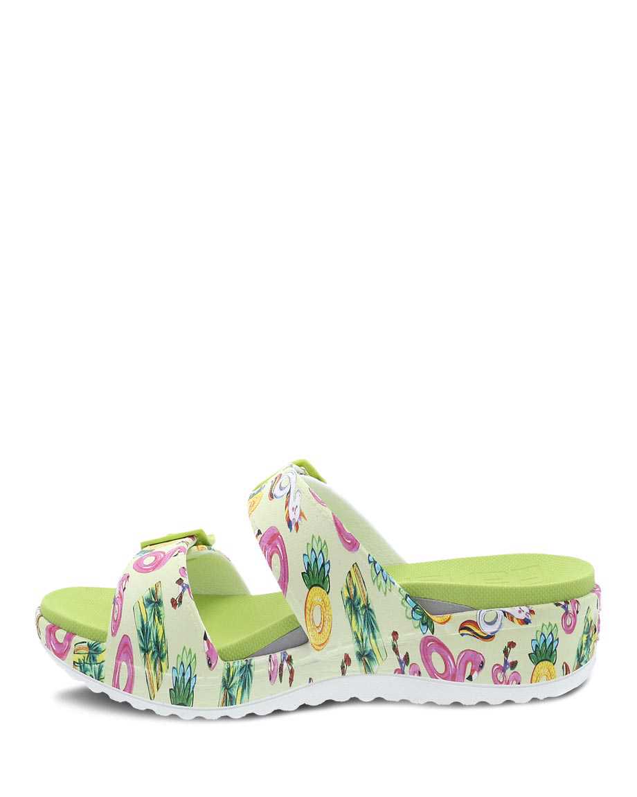 Dansko Kandi Pool Molded Women Sandals Multicolor | CA 3732ILN