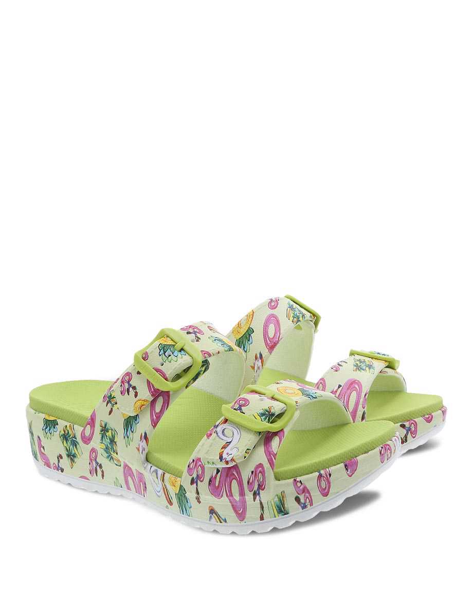 Dansko Kandi Pool Molded Women Sandals Multicolor | CA 3732ILN