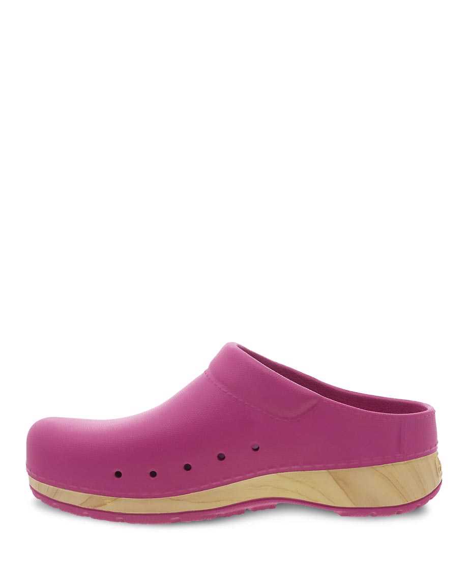 Dansko Kane Molded Women Clogs Pink | CA 3575OKE