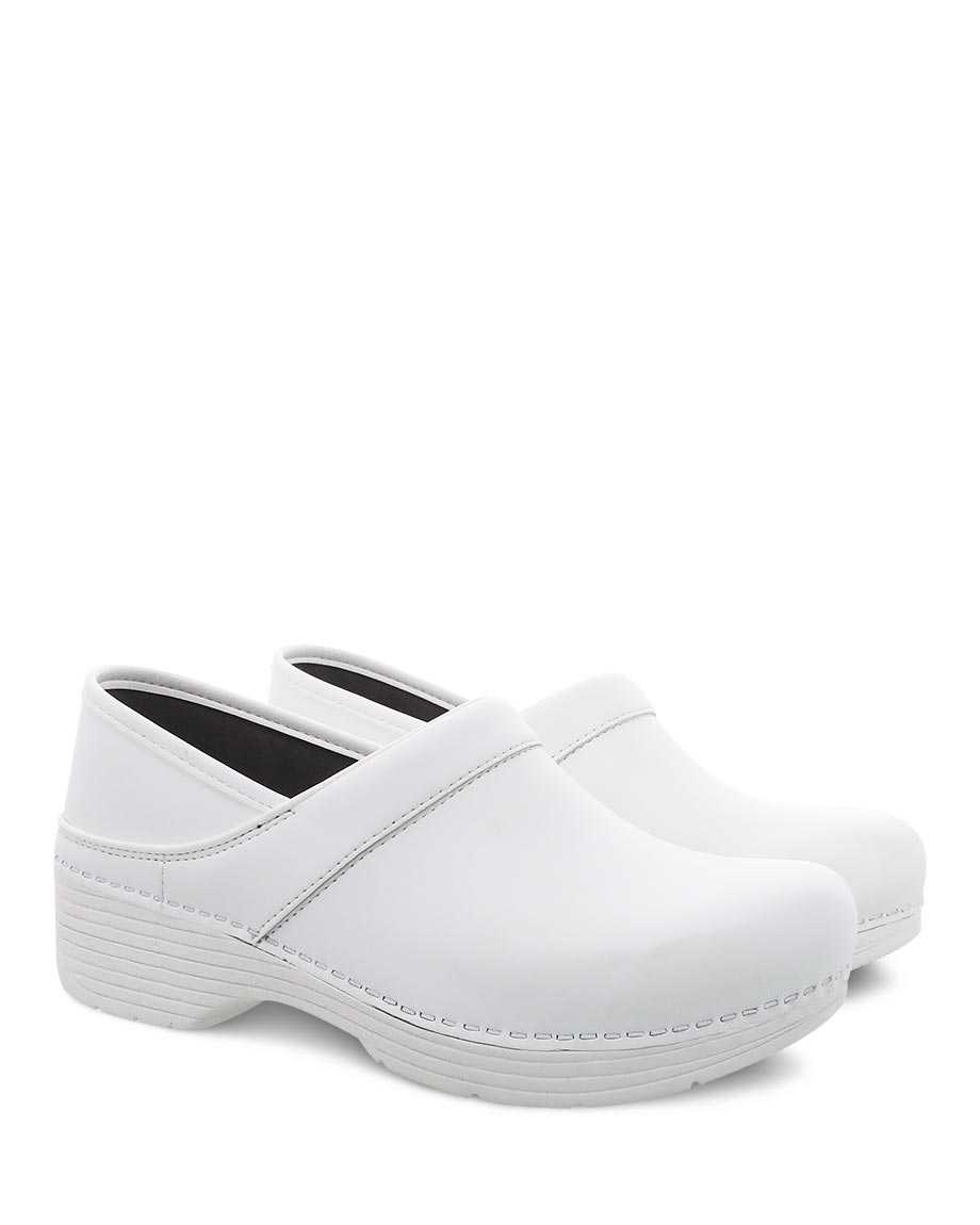 Dansko LT Pro Box Women Clogs White | CA 3577UZT