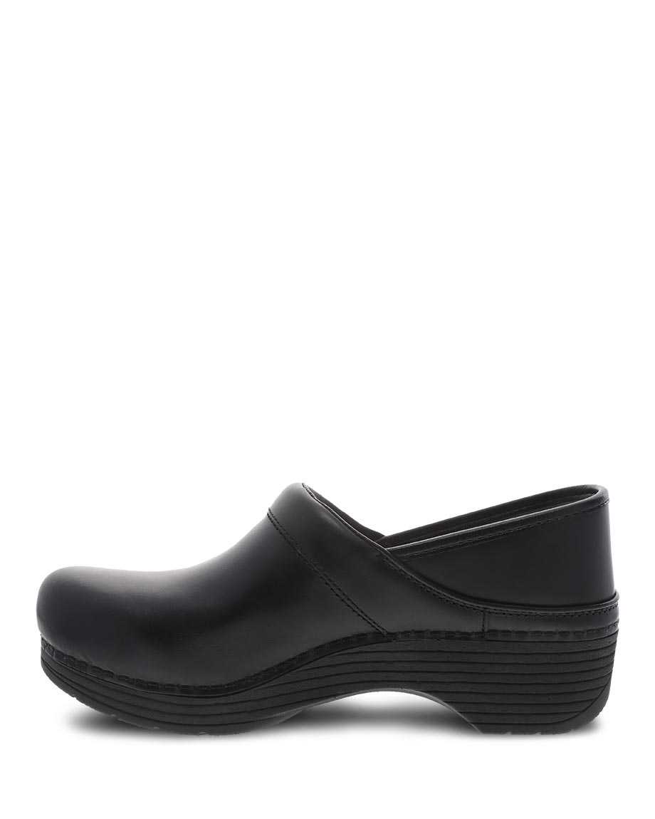 Dansko LT Pro Leather Women Clogs Black | CA 3581EBO