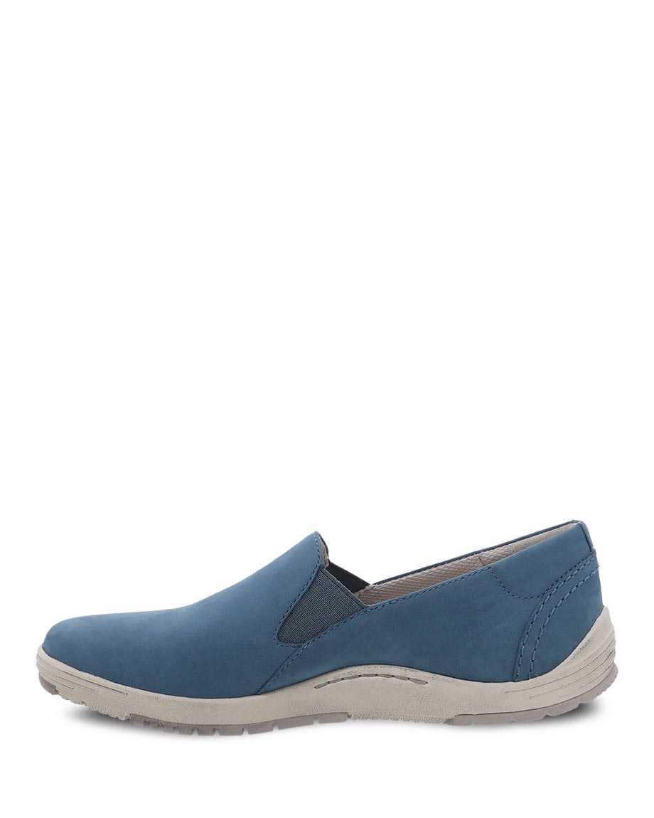 Dansko Laraine Waterproof Nubuck Women Sneakers Blue | CA 3809KOX