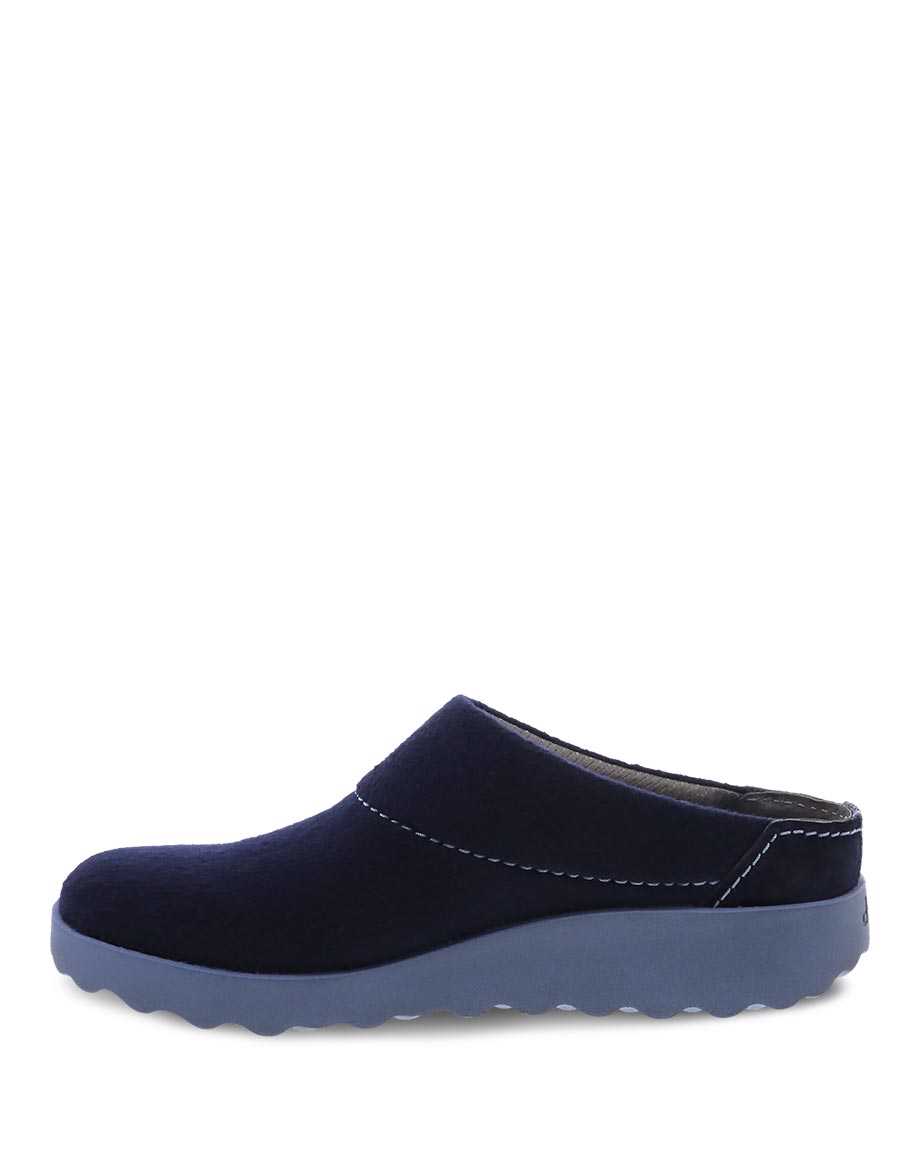 Dansko Lucie Mule Women Mules Navy | CA 3701FDX