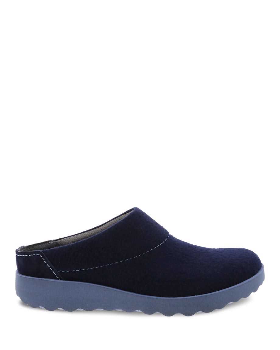 Dansko Lucie Mule Women Mules Navy | CA 3701FDX