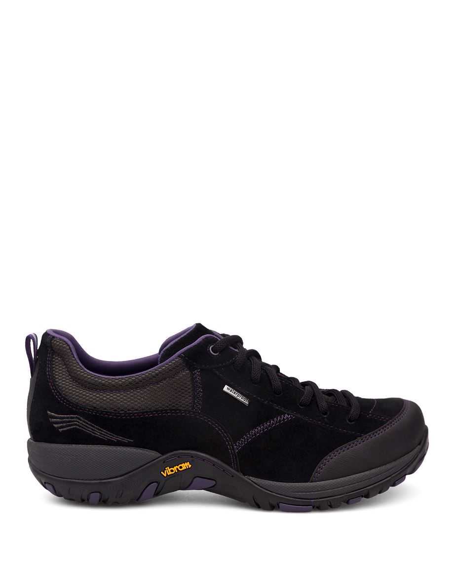 Dansko Paisley Suede Women Outdoor Shoes Black | CA 3716BEO