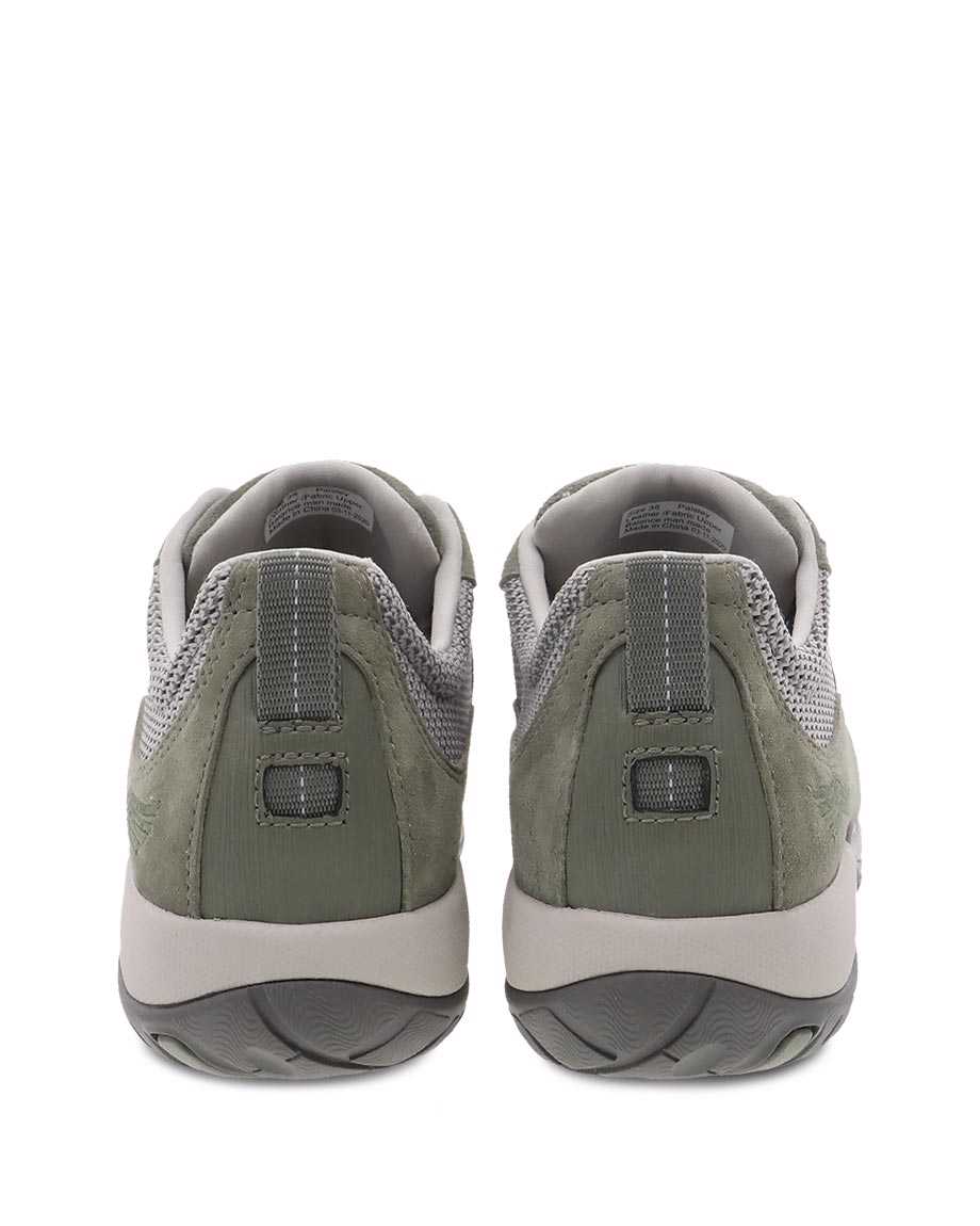 Dansko Paisley Suede Women Walking Shoes Olive | CA 3898EBW