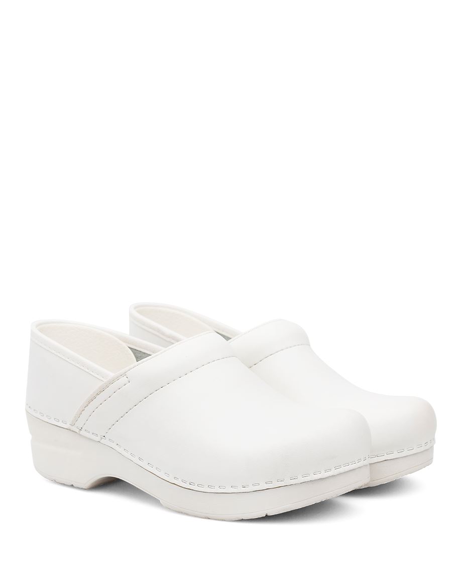 Dansko Professional Box Men Clogs White | CA 3526YXI