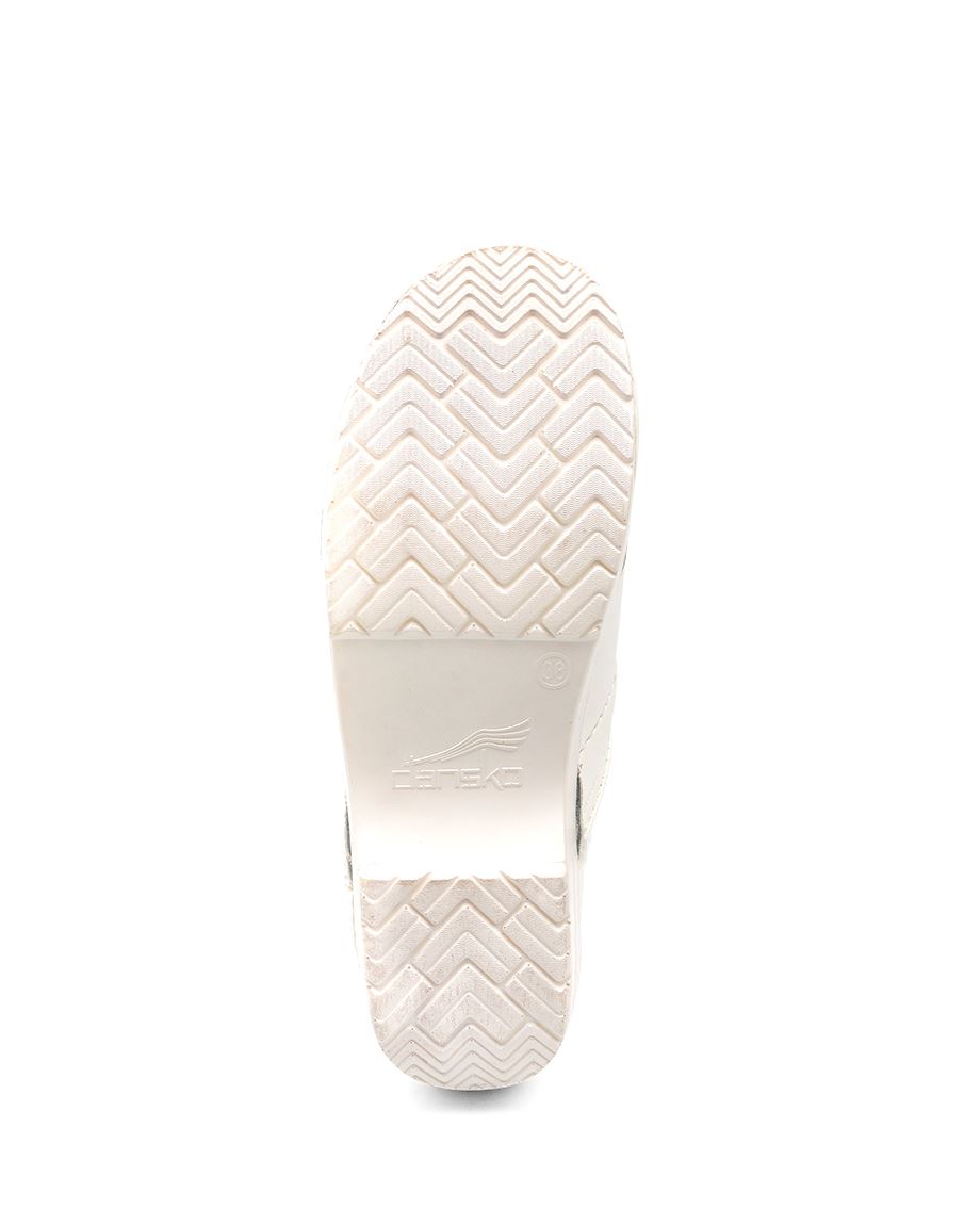 Dansko Professional Box Women Wide Shoes White | CA 3947QMB