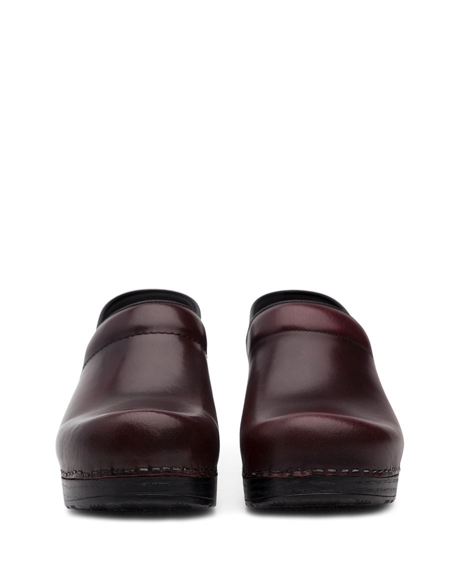 Dansko Professional Cordovan Cabrio Women Narrow Shoes Coffee | CA 3711BER