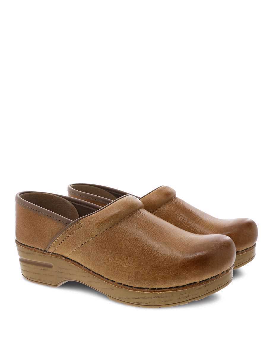 Dansko Professional Distressed Women Clogs Orange | CA 3600JPQ