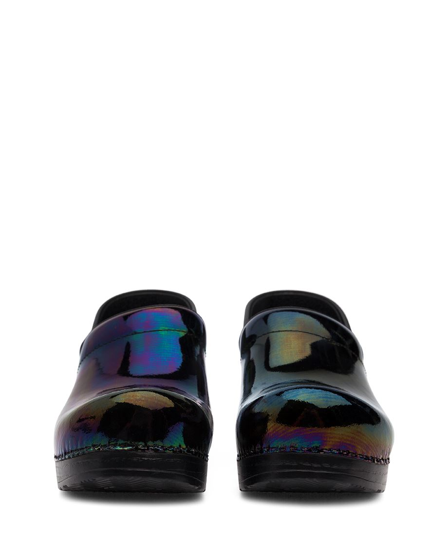 Dansko Professional Petrol Patent Women Wide Shoes Multicolor | CA 3958AHI