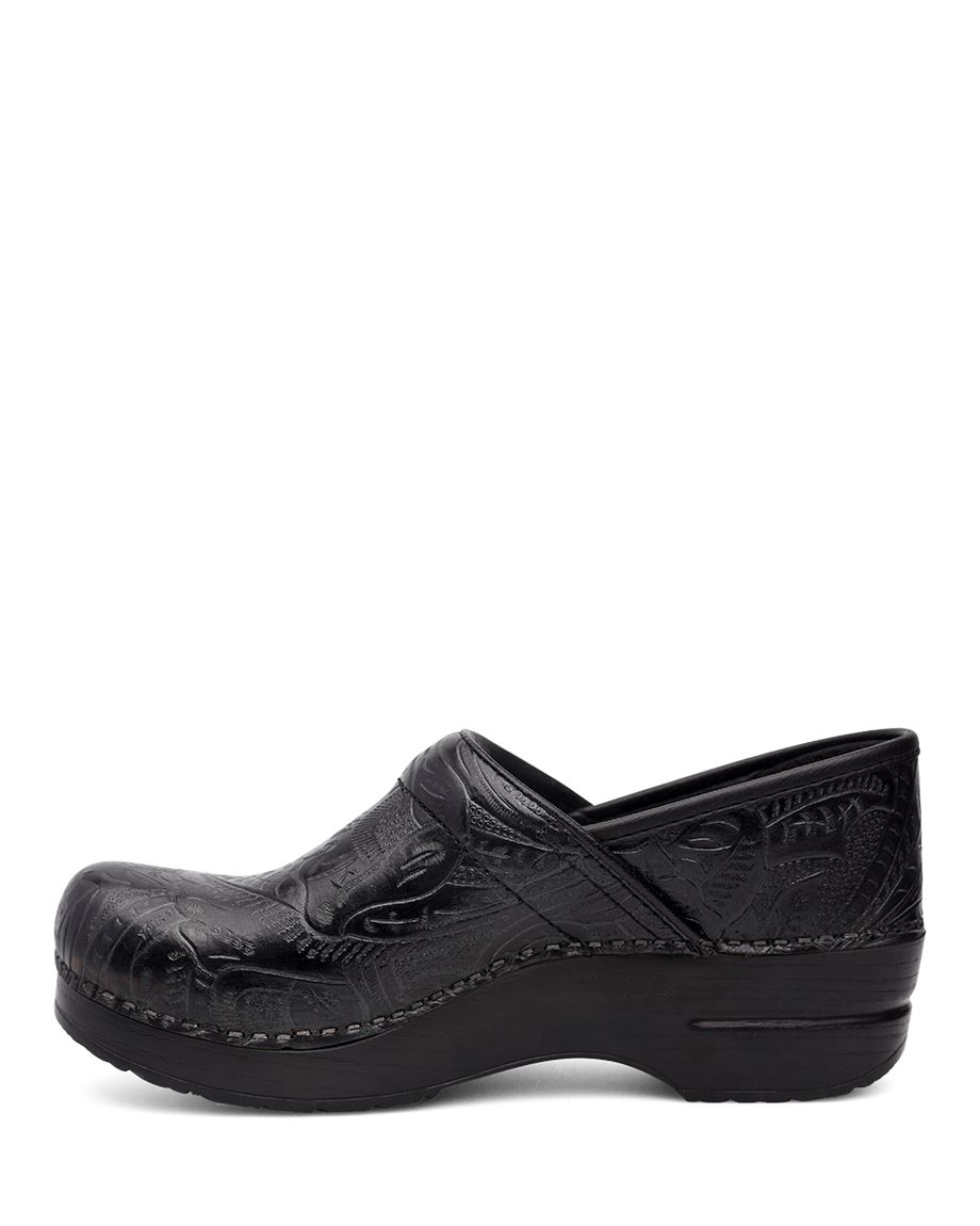 Dansko Professional Tooled Women Clogs Black | CA 3611NWS