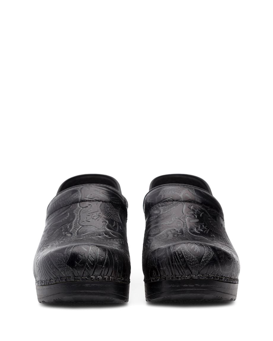 Dansko Professional Tooled Women Clogs Black | CA 3611NWS