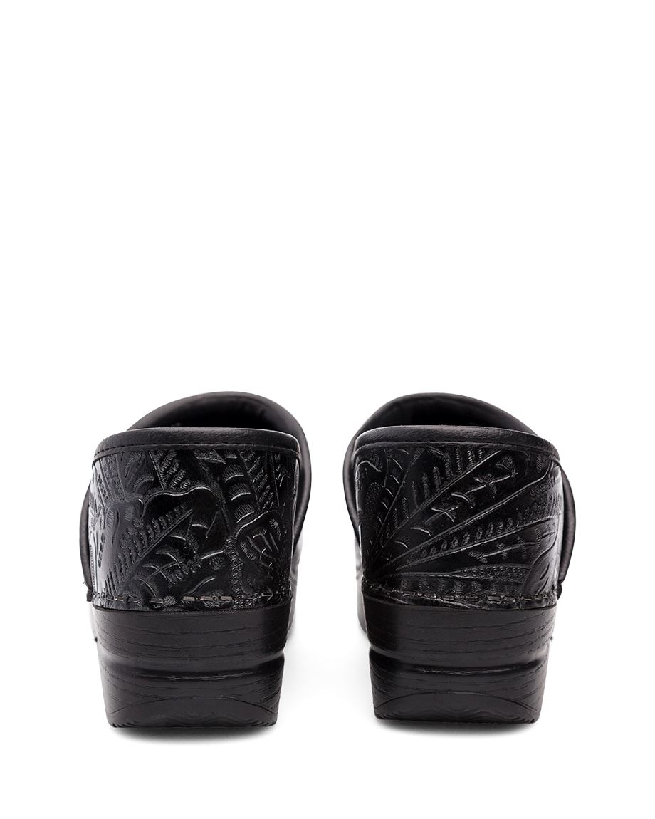 Dansko Professional Tooled Women Clogs Black | CA 3611NWS