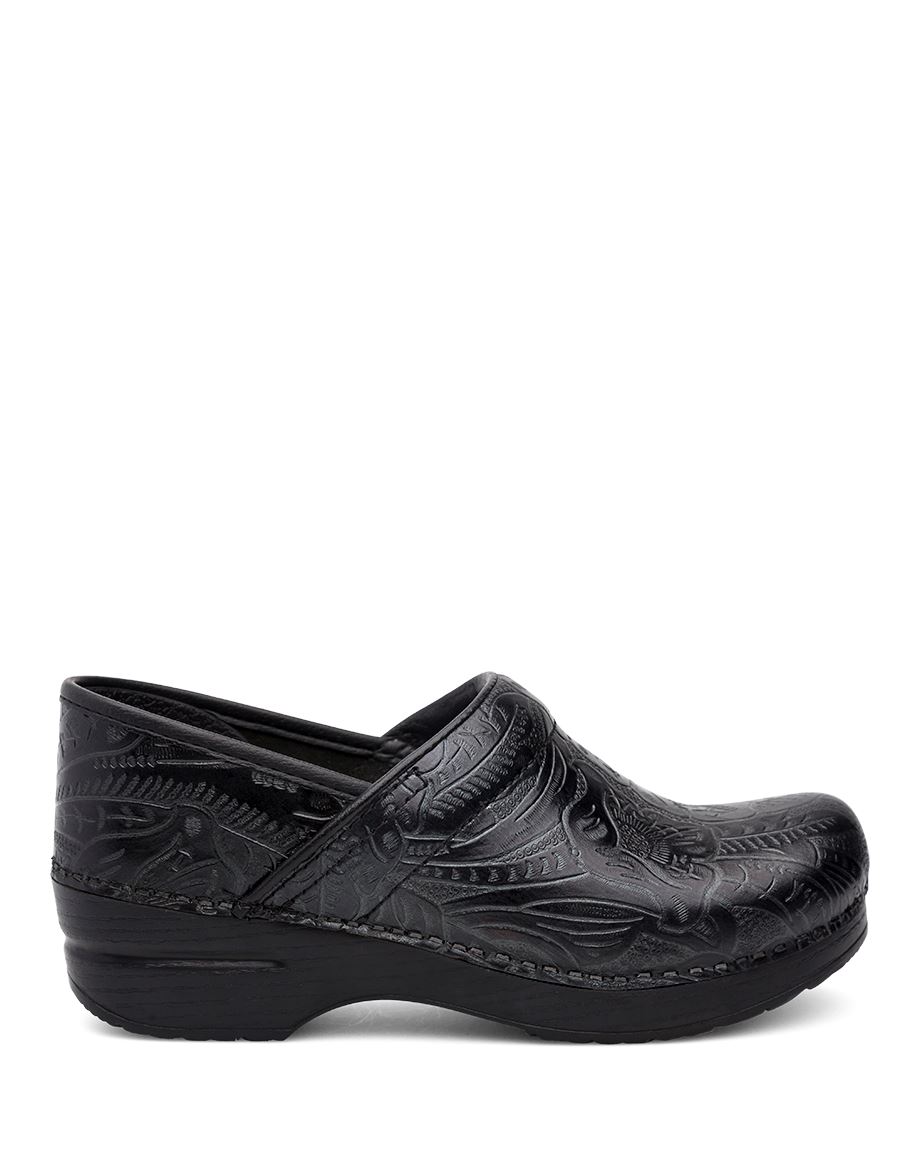 Dansko Professional Tooled Women Clogs Black | CA 3611NWS