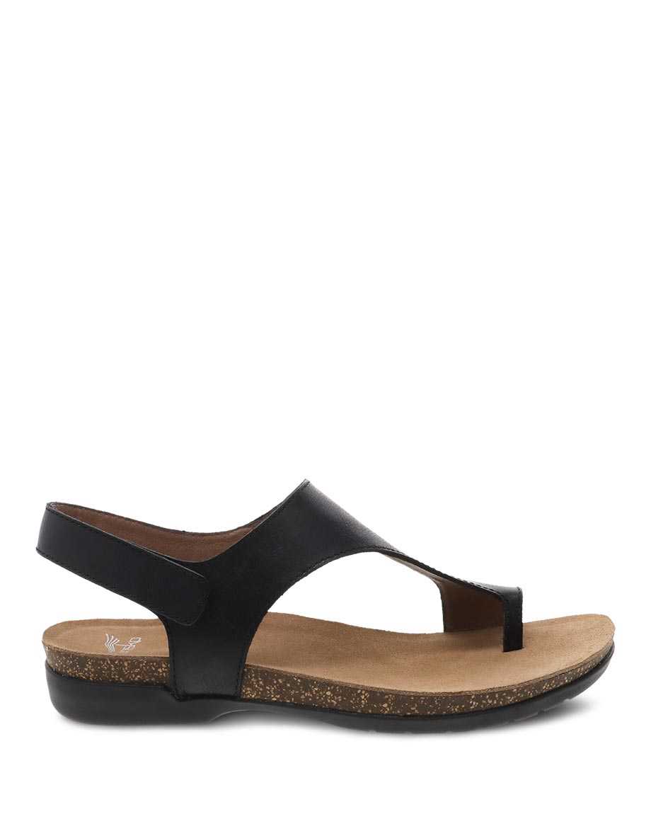 Dansko Reece Women Sandals Black | CA 3749PJG