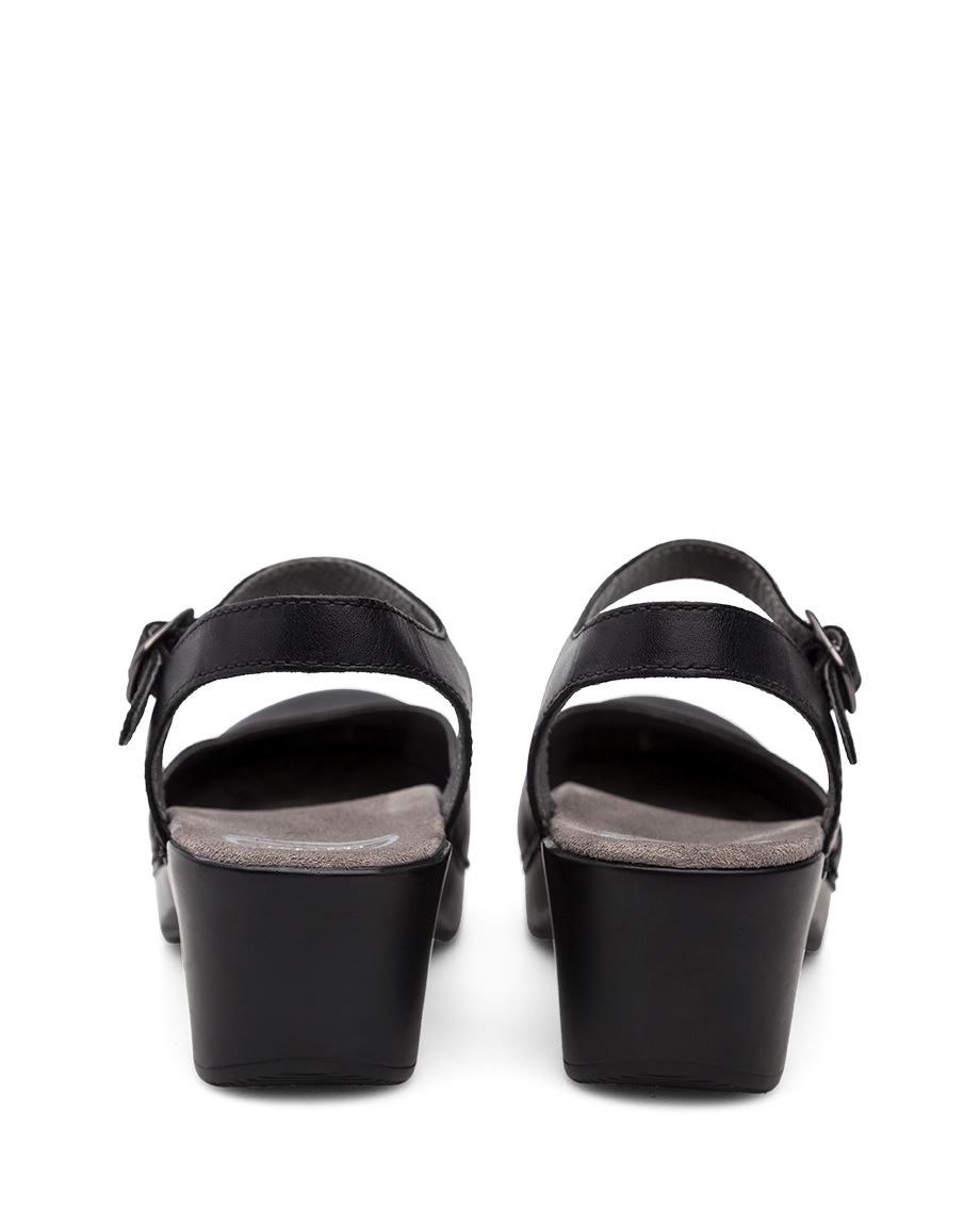 Dansko Sam Soft Full Grain Women Mary Janes Black | CA 3681UZQ