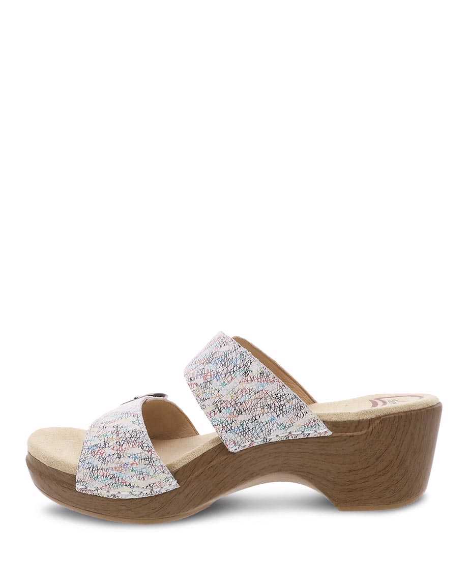 Dansko Sophie Multi Women Heels White / Multicolor | CA 3655ZUW