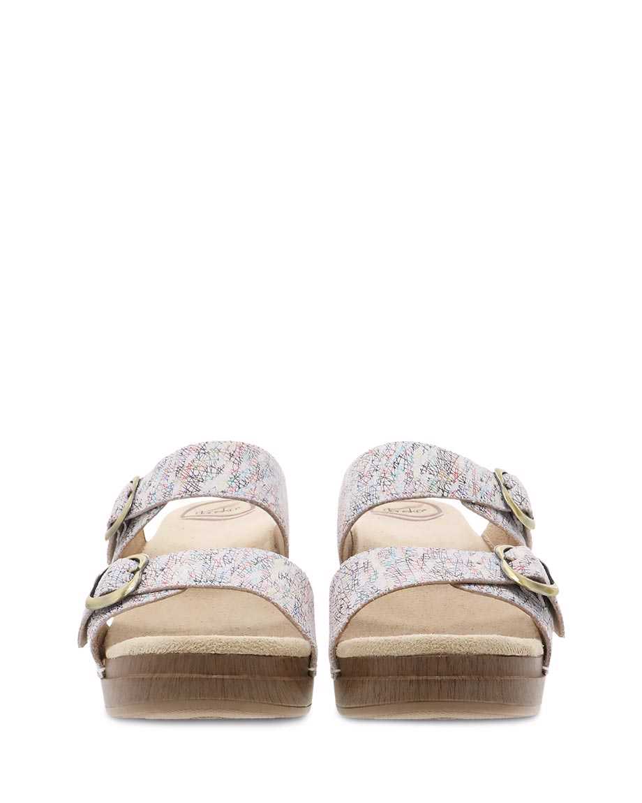 Dansko Sophie Multi Women Heels White / Multicolor | CA 3655ZUW