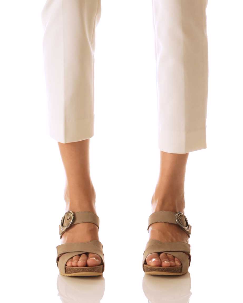 Dansko Susie Milled Nubuck Women Sandals Yellow | CA 3774KOD