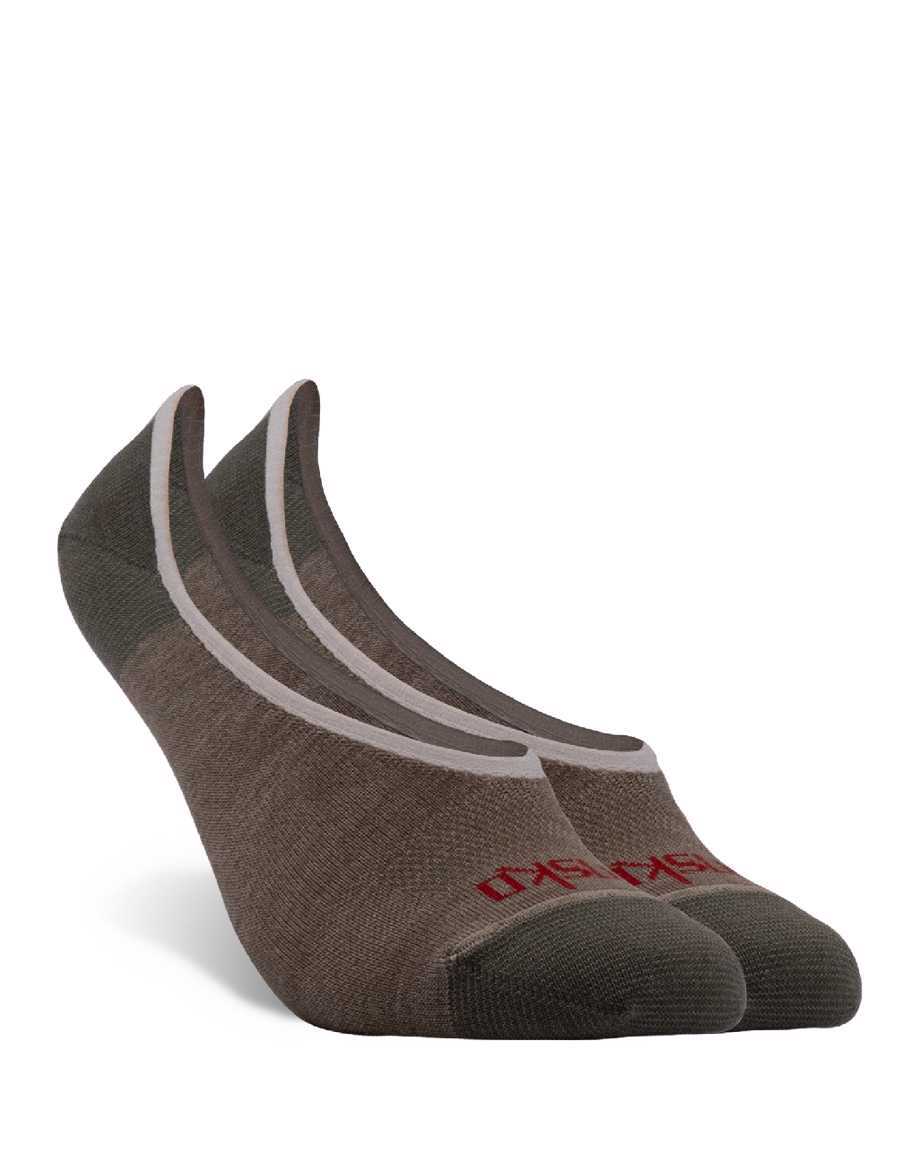 Dansko Two Tone No Show Taupe Women Socks Grey | CA 3882FDD