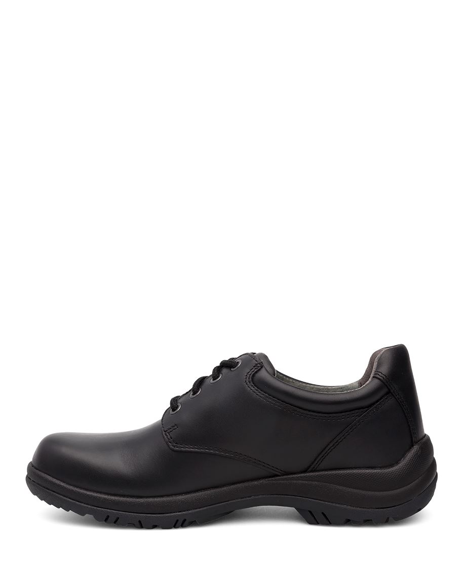Dansko Walker Smooth Men Dress Shoes Black | CA 3540OKC