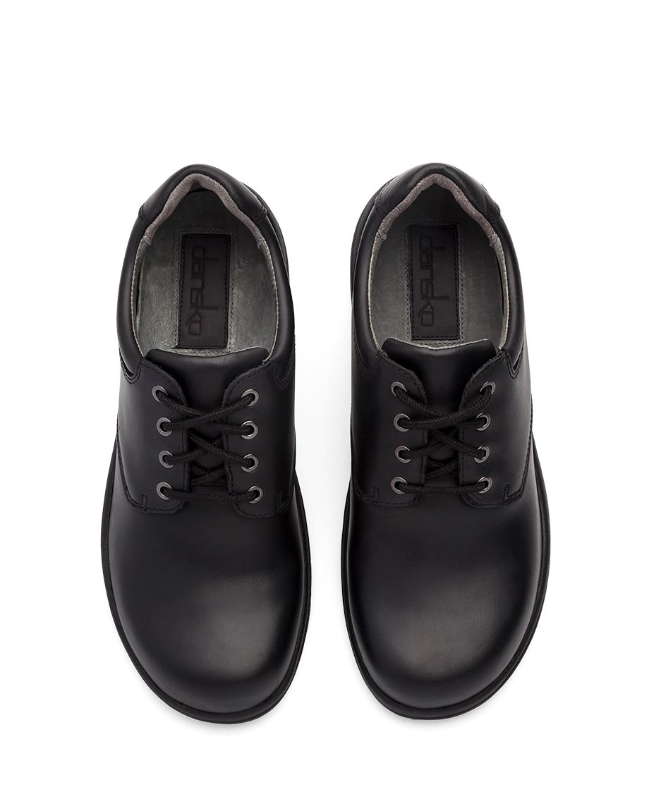 Dansko Walker Smooth Men Dress Shoes Black | CA 3540OKC