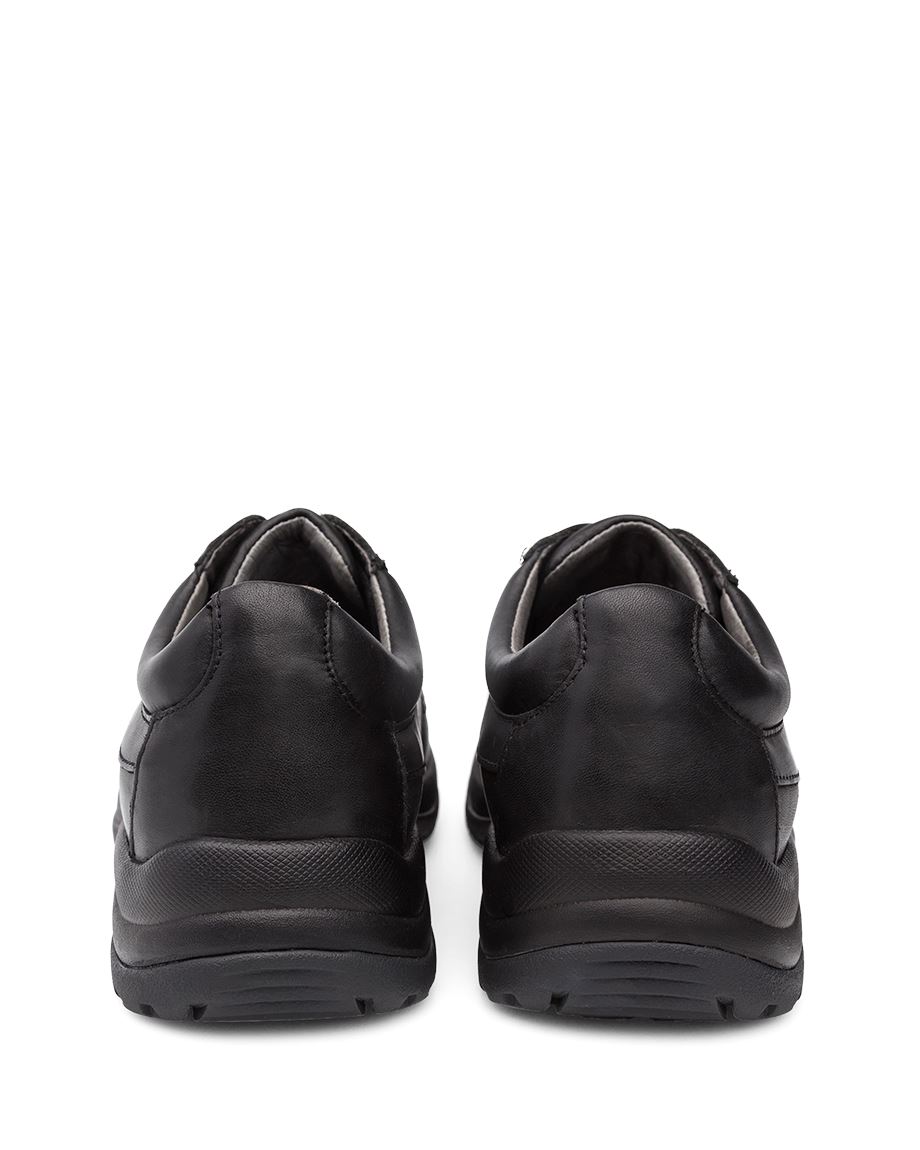 Dansko Wyatt Full Grain Men Dress Shoes Black | CA 3542AHB