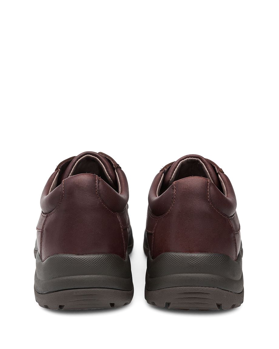 Dansko Wyatt Mocha Full Grain Men Dress Shoes Coffee | CA 3543SGN