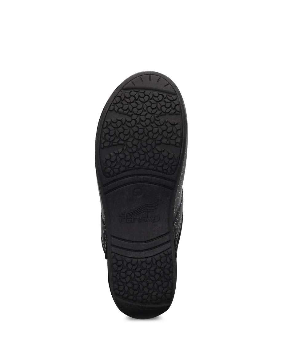 Dansko XP 2.0 Flecks Patent Women Wide Shoes Black | CA 3962GSS