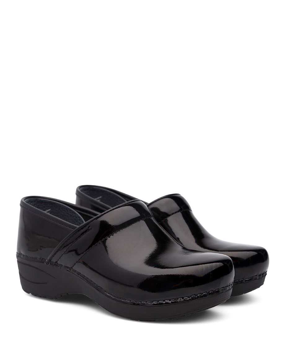 Dansko XP 2.0 Patent Women Slip Resistant Shoes Black | CA 3796TCI